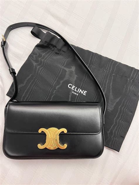 celine triomphe 4|Celine shoulder bag triomphe.